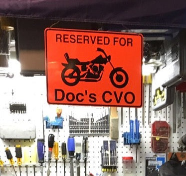 Motorcycle Sign