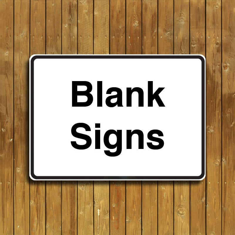 Blank Sign – The Sign Post